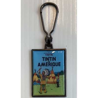 Porte-clé Tintin en Amérique