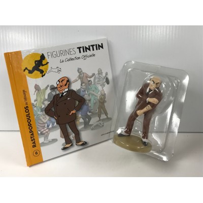 Figurine Tintin - Janssen au chapeau, hauteur 12 cm. Pièce de collection  officielle.