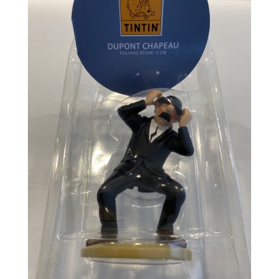 Figurine Tintin en Trench - Statuette en Résine de 12 cm